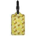 Pineapple Slices Pattern Print Luggage Tag