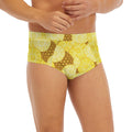 Pineapple Slices Pattern Print Men's Briefs