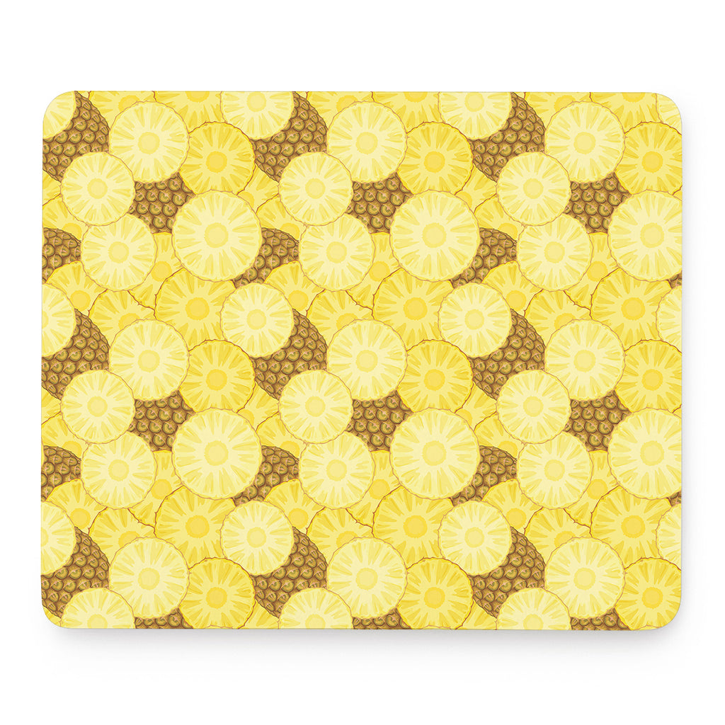 Pineapple Slices Pattern Print Mouse Pad