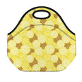 Pineapple Slices Pattern Print Neoprene Lunch Bag