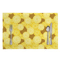 Pineapple Slices Pattern Print Placemat