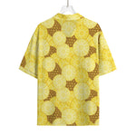 Pineapple Slices Pattern Print Rayon Hawaiian Shirt