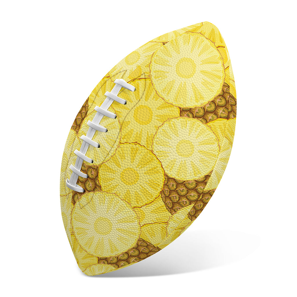 Pineapple Slices Pattern Print Rugby Ball