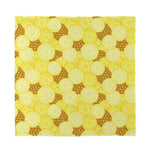Pineapple Slices Pattern Print Silk Bandana