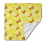 Pineapple Slices Pattern Print Silk Bandana