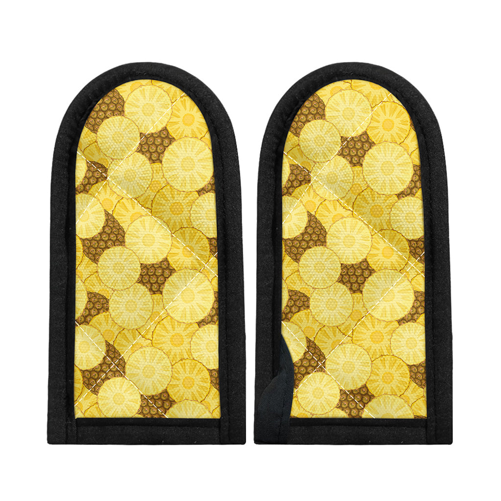 Pineapple Slices Pattern Print Skillet Handle Cover