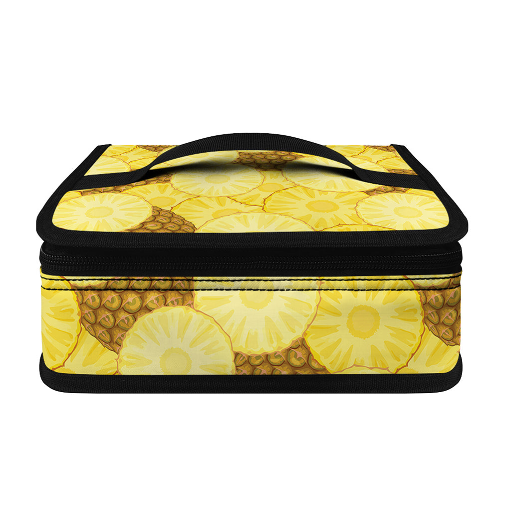 Pineapple Slices Pattern Print Small Lunch Bag