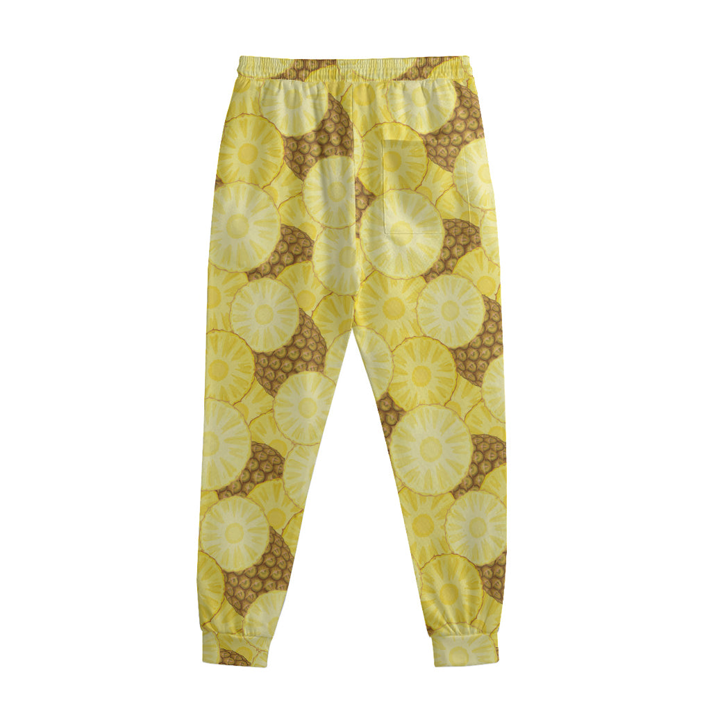 Pineapple Slices Pattern Print Sweatpants