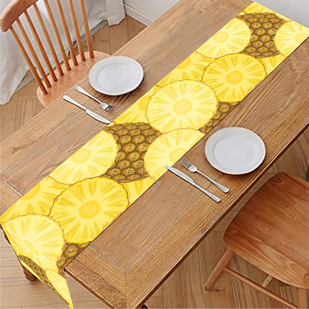 Pineapple Slices Pattern Print Table Runner