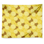 Pineapple Slices Pattern Print Tapestry