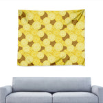 Pineapple Slices Pattern Print Tapestry