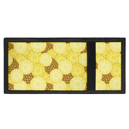 Pineapple Slices Pattern Print Trifold Wallet