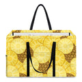 Pineapple Slices Pattern Print Utility Tote Bag