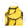 Pineapple Slices Print Adjustable Apron