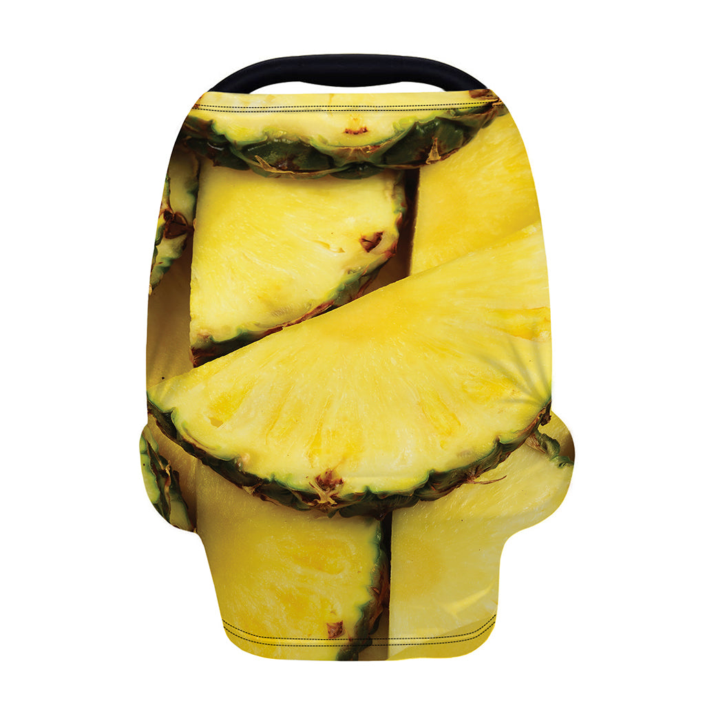 Pineapple Slices Print Baby Seat Cover