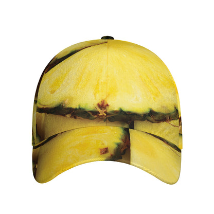 Pineapple Slices Print Baseball Cap