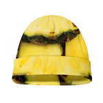 Pineapple Slices Print Beanie