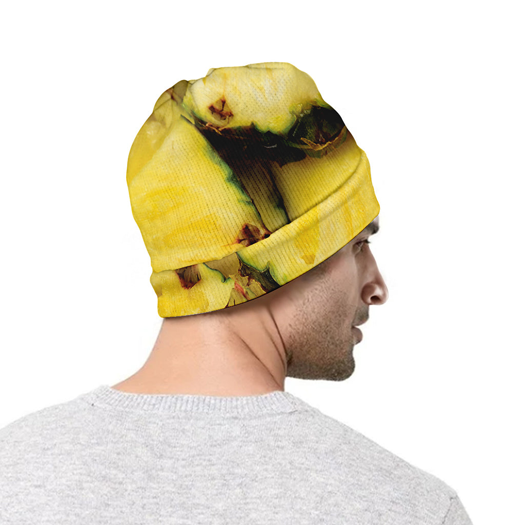 Pineapple Slices Print Beanie