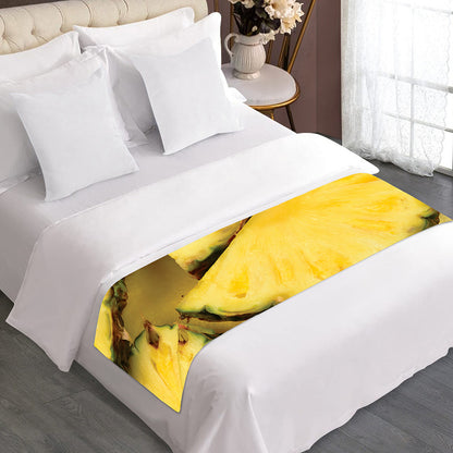 Pineapple Slices Print Bed Runner
