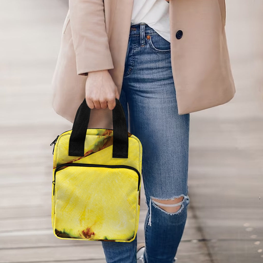 Pineapple Slices Print Bible Tote Bag