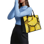 Pineapple Slices Print Canvas Tote Bag