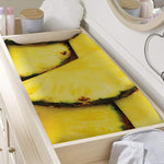 Pineapple Slices Print Changing Pad Cover