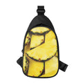 Pineapple Slices Print Sling Bag