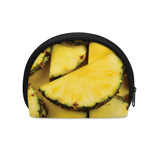 Pineapple Slices Print Coin Purse