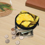 Pineapple Slices Print Coin Purse