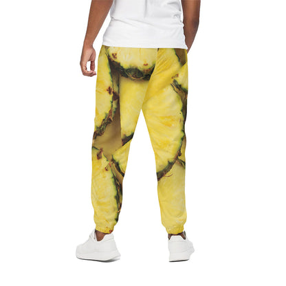 Pineapple Slices Print Cotton Pants