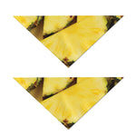 Pineapple Slices Print Dog Bandana