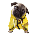 Pineapple Slices Print Dog Zip Up Hoodie