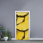 Pineapple Slices Print Door Sticker