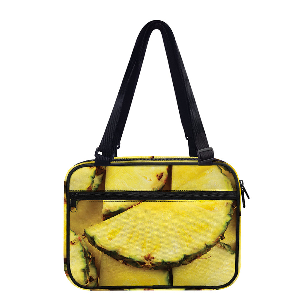 Pineapple Slices Print Double Strap Bible Bag
