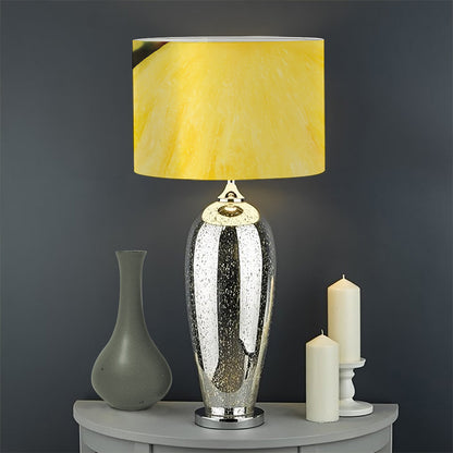 Pineapple Slices Print Drum Lamp Shade