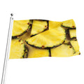 Pineapple Slices Print Flag