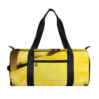Pineapple Slices Print Gym Bag