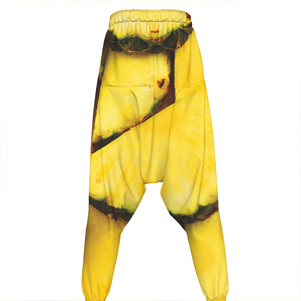 Pineapple Slices Print Hammer Pants