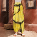 Pineapple Slices Print Harem Pants