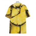 Pineapple Slices Print Hawaiian Shirt