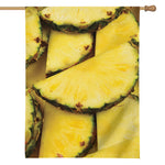 Pineapple Slices Print House Flag