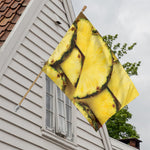 Pineapple Slices Print House Flag