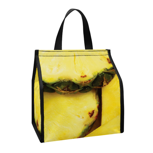 Pineapple Slices Print Insulated Lunch Tote