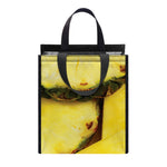 Pineapple Slices Print Insulated Lunch Tote