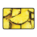 Pineapple Slices Print Kitchen Mat