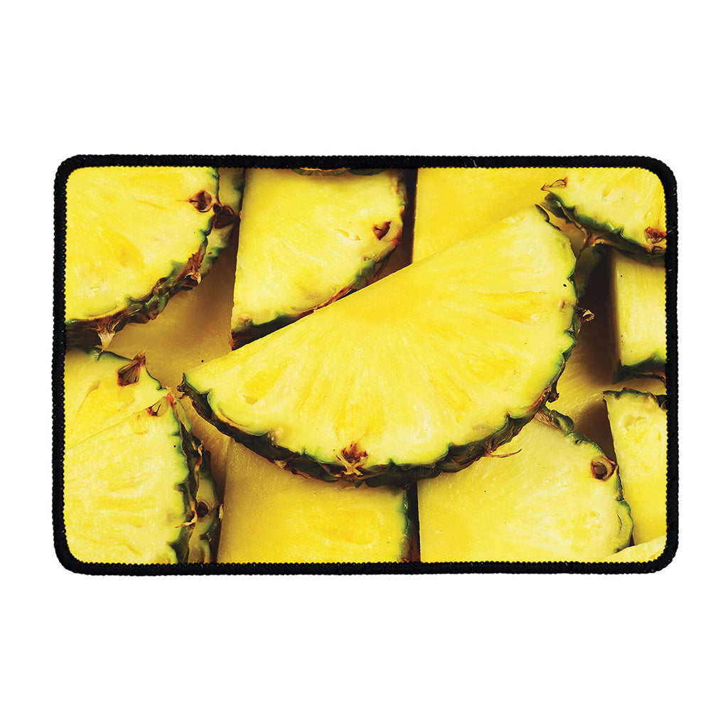 Pineapple Slices Print Kitchen Mat