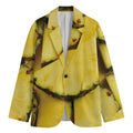 Pineapple Slices Print Men's Blazer