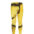 Pineapple Slices Print Men's Leggings