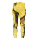 Pineapple Slices Print Men's leggings