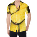 Pineapple Slices Print Men's Shirt